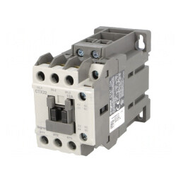 Contactor 3P 12A 24VDC 1NO 1NC