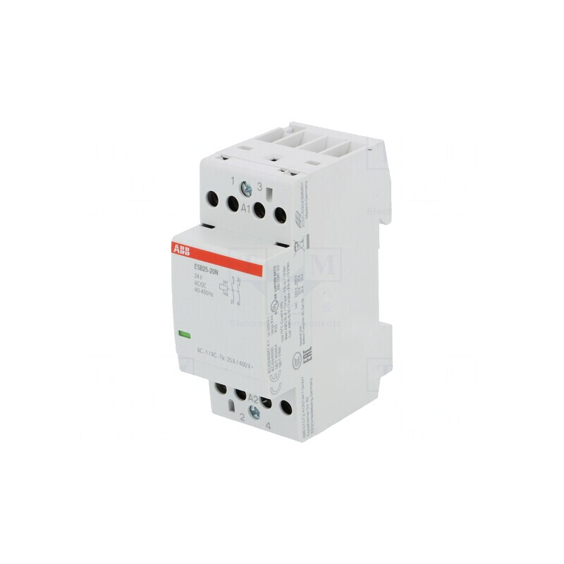 Contactor 2P 25A 24V NO x2 | Electronic-mag.ro | Componente Electronice