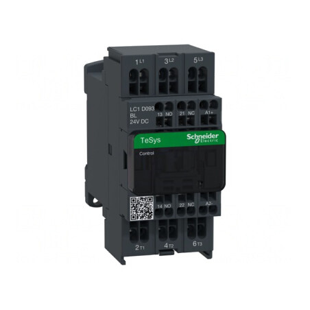 Contactor 3P 24VDC 9A 3x Auxiliare | Electronic-mag.ro | Componente Electronice