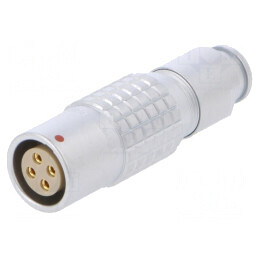 Mufă Circulară 2B 4 Pin 15A pentru Cablu | Electronic-mag.ro | Componente Electronice