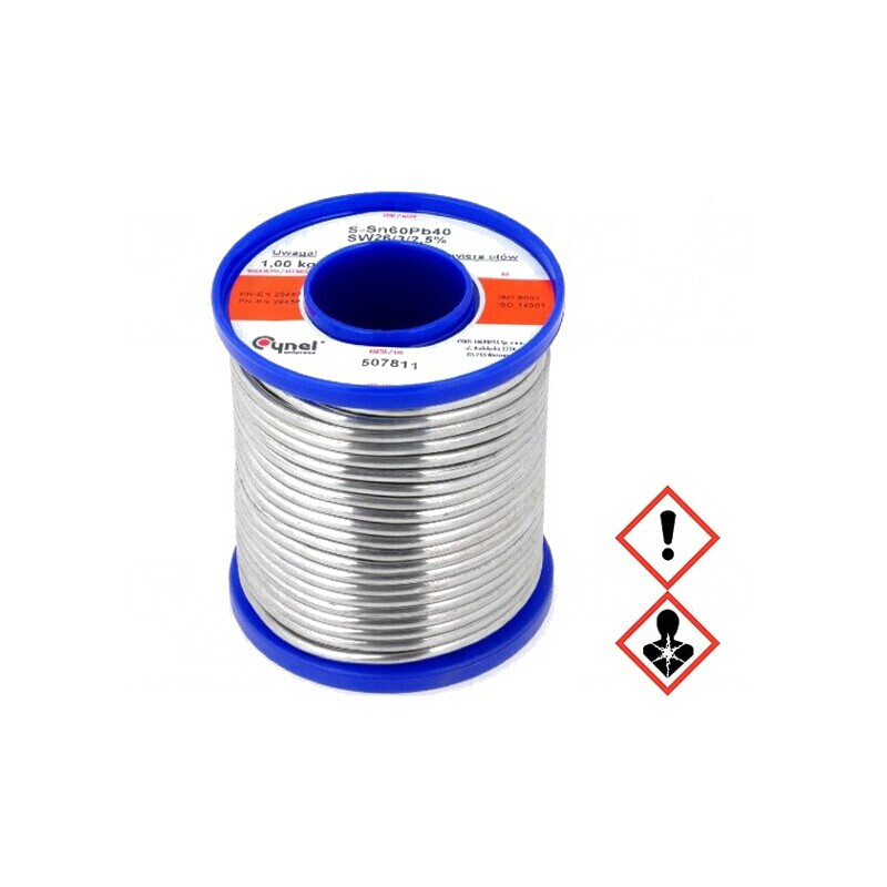 Sârmă de lipit cu plumb Sn60Pb40 4mm 1kg | Electronic-mag.ro | Componente Electronice Sârmă de lipit cu plumb Sn60Pb40 4mm 1kg | Electronic-mag.ro | Componente Electronice