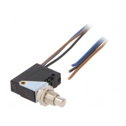 Limitator cursă bolt Ø7mm SPDT 8A cablu 0.5m IP67 | Electronic-mag.ro | Componente Electronice