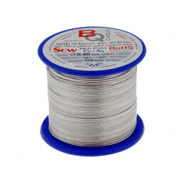 Sârmă de cupru argintată 0,8mm 250g | Electronic-mag.ro | Componente Electronice
