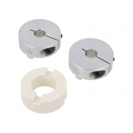 Cuplaj Aluminiu 30mm x 8mm x 8mm | Electronic-mag.ro | Componente Electronice