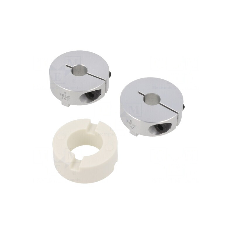 Cuplaj Aluminiu 30mm x 8mm x 8mm | Electronic-mag.ro | Componente Electronice