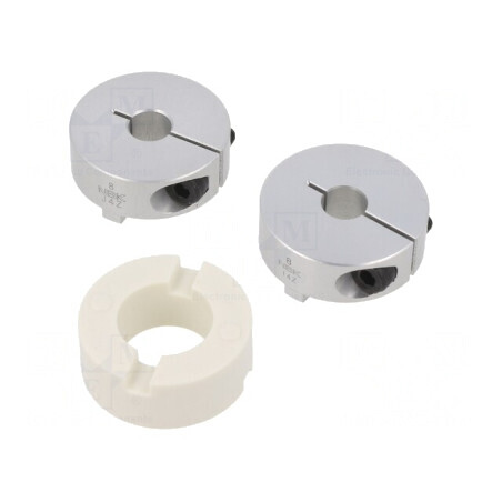 Cuplaj Aluminiu 30mm x 8mm x 8mm | Electronic-mag.ro | Componente Electronice