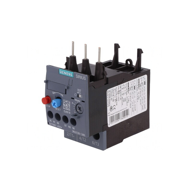 Releu Termic 3RT20 S0 Cleme Șurub 3RU2126-1JB0 | Electronic-mag.ro | Componente Electronice