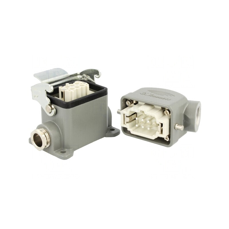 Conector HDC Tată Mamă 6B Metal 6 PIN | Electronic-mag.ro | Componente Electronice Conector HDC Tată Mamă 6B Metal 6 PIN | Electronic-mag.ro | Componente Electronice