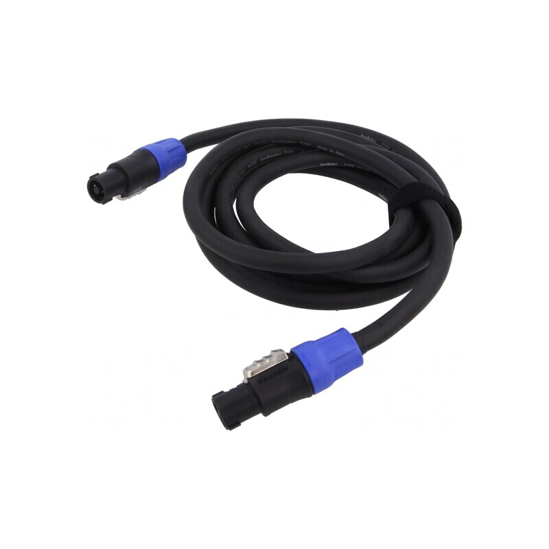 Cablu SpeakON 4pin Feminin 3m Negru | Electronic-mag.ro | Componente Electronice