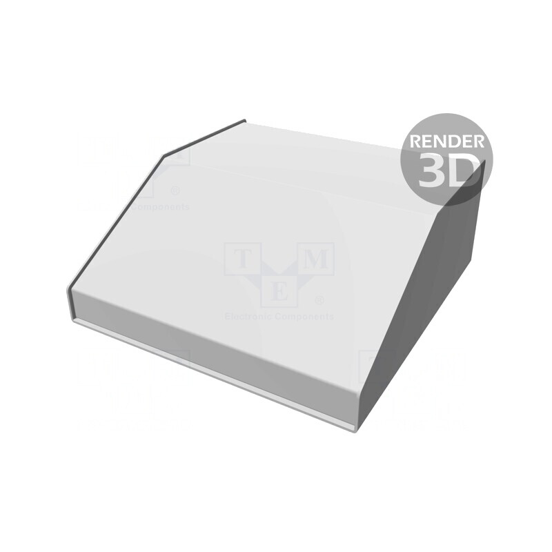 Carcasă desktop aluminiu 254x259x102mm | Electronic-mag.ro | Componente Electronice