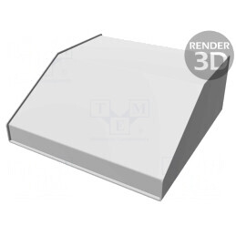 Carcasă desktop aluminiu 254x259x102mm | Electronic-mag.ro | Componente Electronice