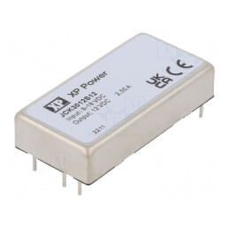 Convertor DC/DC 30W 9-18V la 12V 2500mA THT | Electronic-mag.ro | Componente Electronice