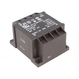 Transformator încapsulat 60VA 115VAC 9V 3333mA | Electronic-mag.ro | Componente Electronice