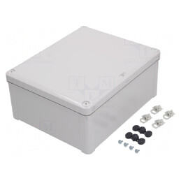 Carcasă Universală Policarbonat Gri 241x291x128 mm | Electronic-mag.ro | Componente Electronice
