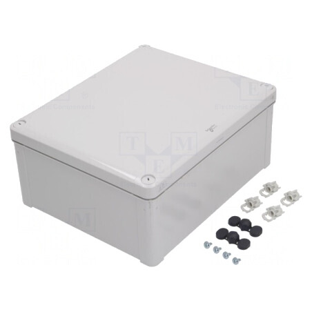 Carcasă Universală Policarbonat Gri 241x291x128 mm | Electronic-mag.ro | Componente Electronice