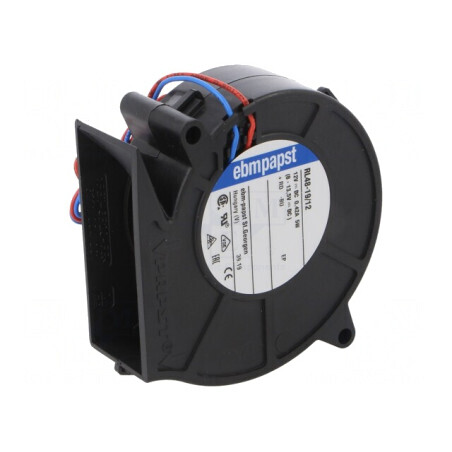 Ventilator DC Blower 12V 75x75x27mm 28m3/h 51dBA Cu Bilă | Electronic-mag.ro | Componente Electronice