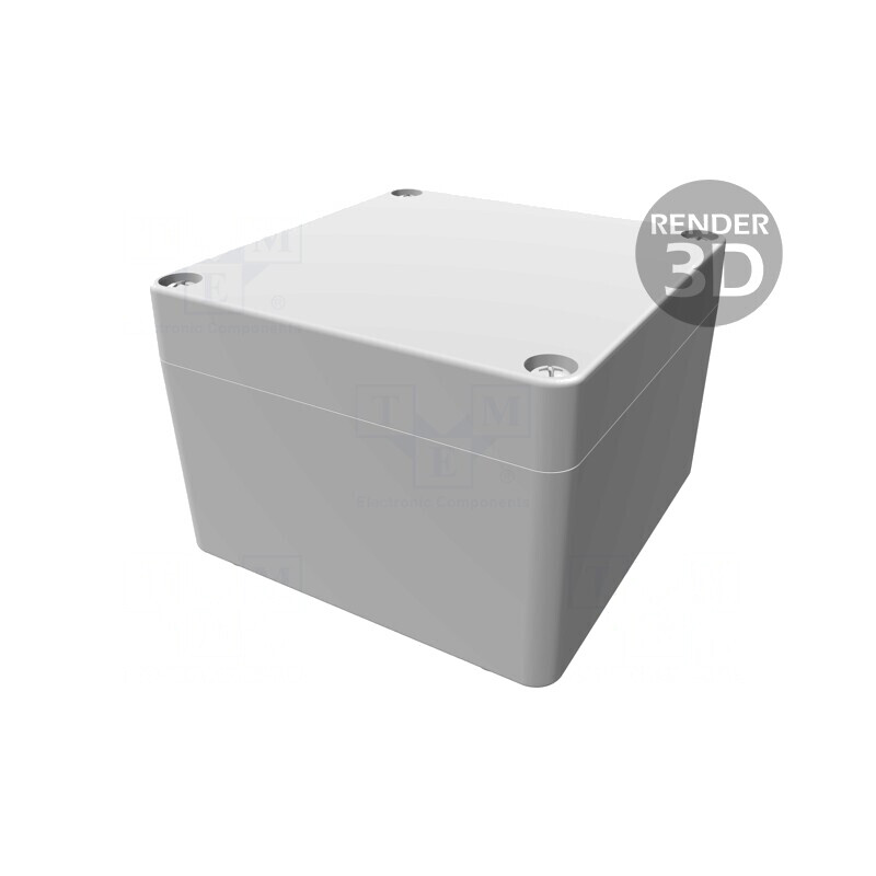 Carcasă universală aluminiu 120x122x80mm | Electronic-mag.ro | Componente Electronice