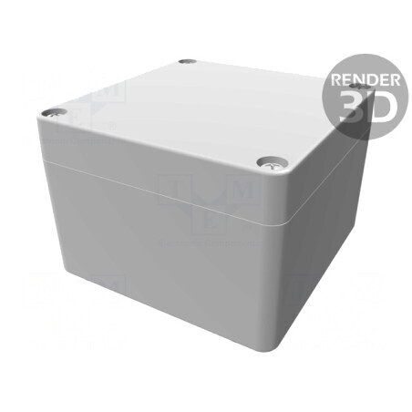 Carcasă universală aluminiu 120x122x80mm | Electronic-mag.ro | Componente Electronice