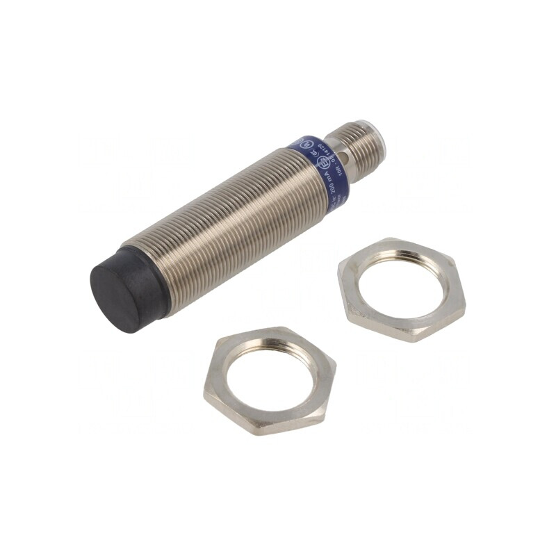 Senzor Inductiv NPN NO 12mm 10-58VDC M18 IP67/IP69K XS618B4NAM12 | Electronic-mag.ro | Componente Electronice