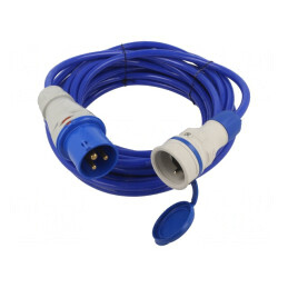 Prelungitor albastru 10m 16A 3x2,5mm2 | Electronic-mag.ro | Componente Electronice