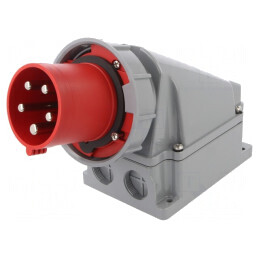 Conector alimentare AC trifazat 63A 400V IP67 | Electronic-mag.ro | Componente Electronice