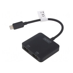 Adaptor HDMI HDCP 2.2, USB-C, Negru | Electronic-mag.ro | Componente Electronice