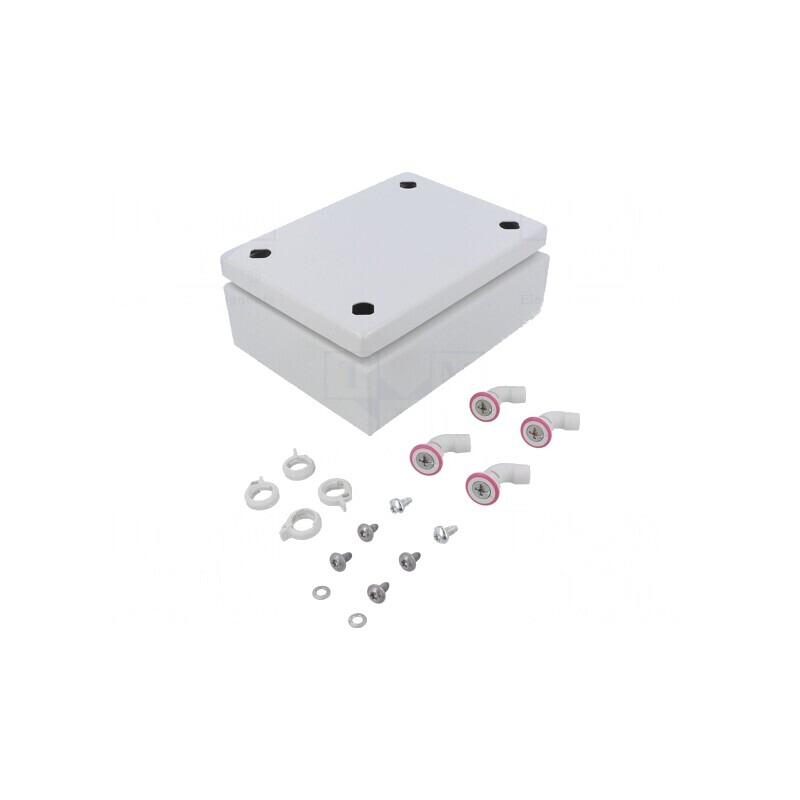 Carcasă Universală Tablă de Oțel 150x200x80mm | Electronic-mag.ro | Componente Electronice