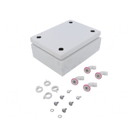 Carcasă Universală Tablă de Oțel 150x200x80mm | Electronic-mag.ro | Componente Electronice