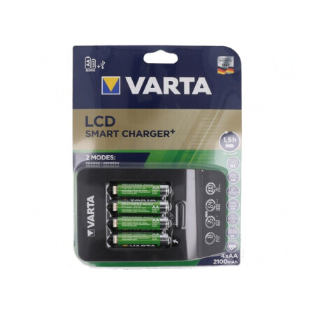 Încărcător LCD Smart Ni-MH AA/AAA | Electronic-mag.ro | Componente Electronice