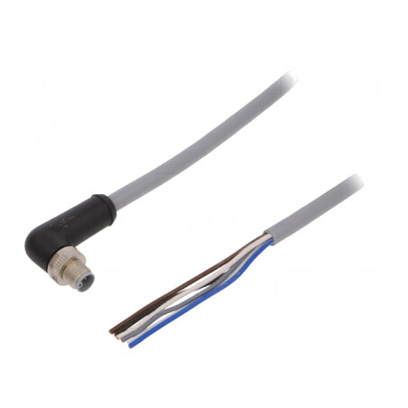 Cablu de conectare M12 unghi 3m IP67 | Electronic-mag.ro | Componente Electronice