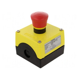 Casetă de comandă buton ciupercă IP67 NC | Electronic-mag.ro | Componente Electronice