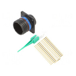 Conector: militar | dimensiune 15 | MIL-DTL-38999 Series III | tată | 71004818SD