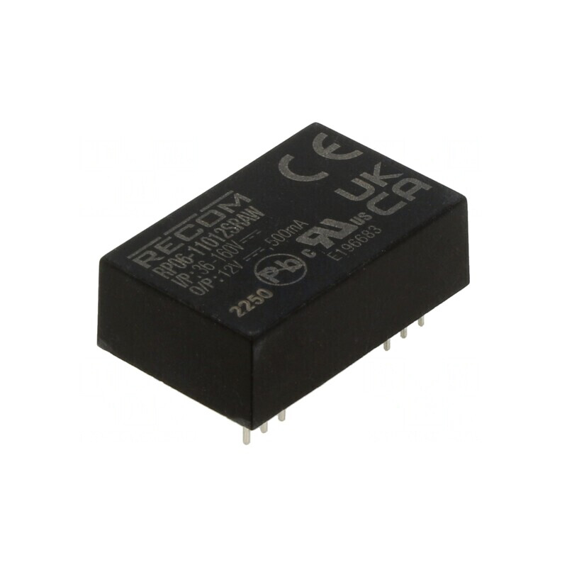 Convertor DC/DC 6W 36-160V la 12V 500mA | Electronic-mag.ro | Componente Electronice Convertor DC/DC 6W 36-160V la 12V 500mA | Electronic-mag.ro | Componente Electronice