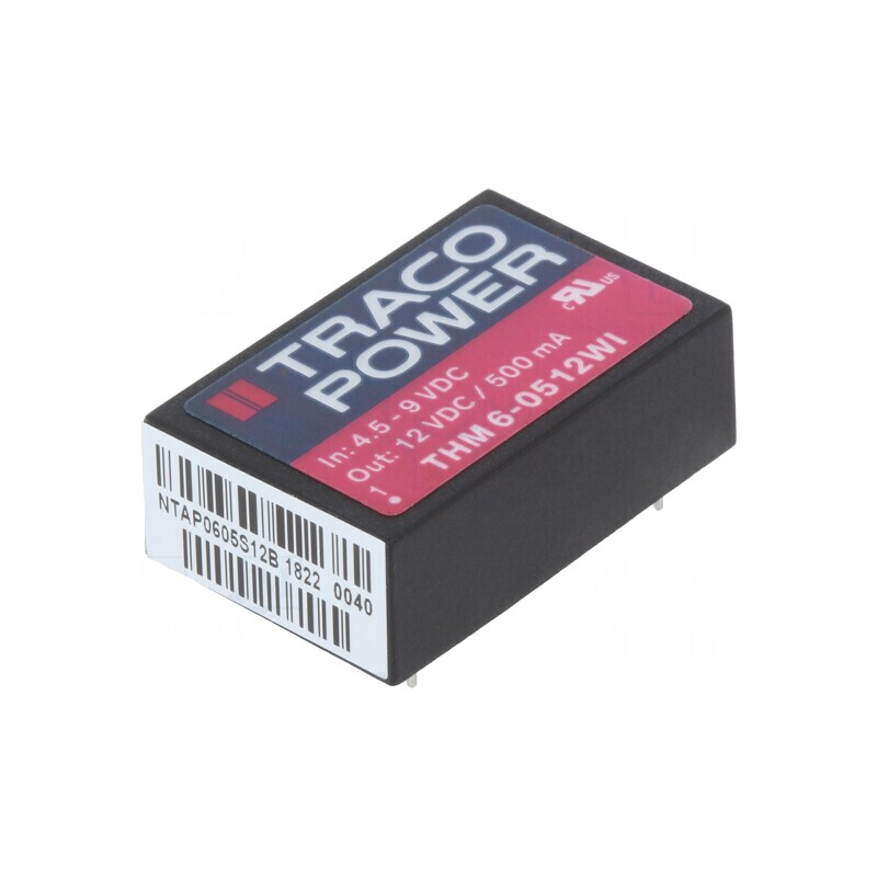 Convertor DC/DC 6W 4.5-9V la 12V 500mA DIP24 THM | Electronic-mag.ro | Componente Electronice Convertor DC/DC 6W 4.5-9V la 12V 500mA DIP24 THM | Electronic-mag.ro | Componente Electronice
