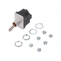 Comutator Basculant DPDT 6A/230VAC 18A/28VDC | Electronic-mag.ro | Componente Electronice