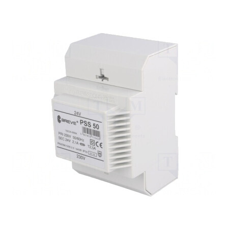 Transformator de alimentare 50VA 230VAC 24V cu bandă de cleme | Electronic-mag.ro | Componente Electronice