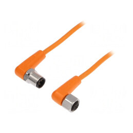 Cablu senzori/automatizări 4 pini M12-M12 2,5m