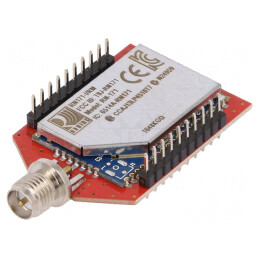 Modul: WiFi | IEEE 802.11b/g | GPIO,SPI Slave,UART | THT | 54Mbps | RN171XVS-I/RM