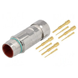 Conector M23 Mufă 8 PIN Tată Crimpat Drept EPIC KIT | Electronic-mag.ro | Componente Electronice