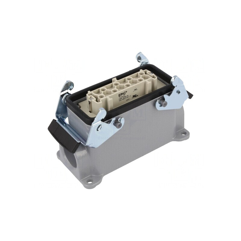 Conector soclu mamă EPIC KIT H-BE 16 BS SGR M25 16A 500V | Electronic-mag.ro | Componente Electronice