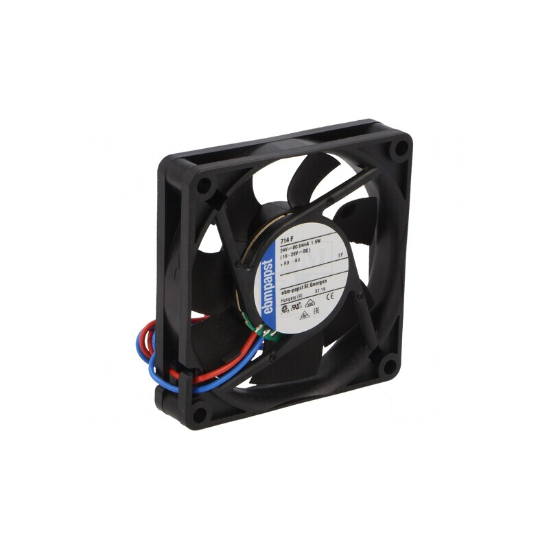 Ventilator axial 12V 70x70x15mm 44m3/h 38dBA | Electronic-mag.ro | Componente Electronice