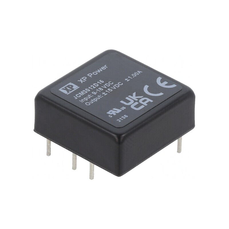 Convertor DC/DC 30W 9-18V la 15V/-15V THT | Electronic-mag.ro | Componente Electronice
