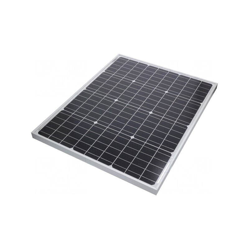 Celulă Fotovoltaică Monocristalină 60W 670x550x30mm | Electronic-mag.ro | Componente Electronice