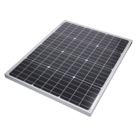 Celulă Fotovoltaică Monocristalină 60W 670x550x30mm | Electronic-mag.ro | Componente Electronice
