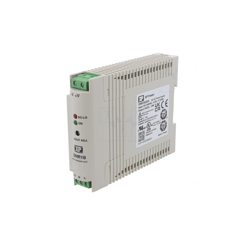 Alimentator Pulsatoriu pentru Șină DIN 18W 24VDC 750mA | Electronic-mag.ro | Componente Electronice
