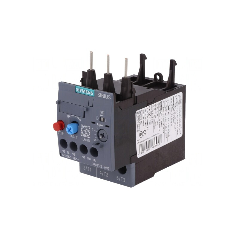Releu Termic 3RT20 S0 Cleme Șurub 3RU2126-1HB0 | Electronic-mag.ro | Componente Electronice