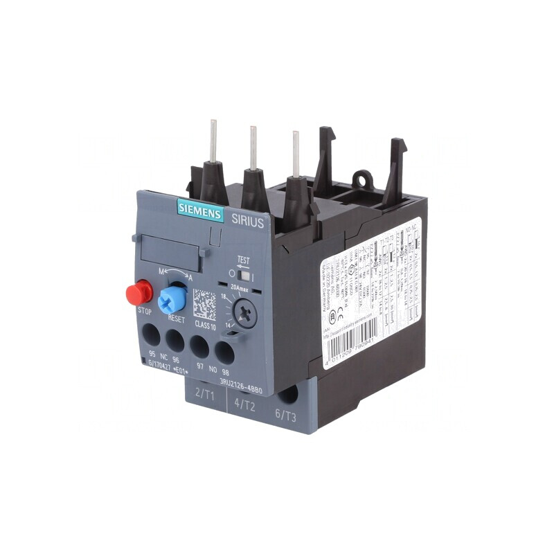 Releu termic cu cleme șurub 3RT20 S0 3RU2126-4BB0 | Electronic-mag.ro | Componente Electronice