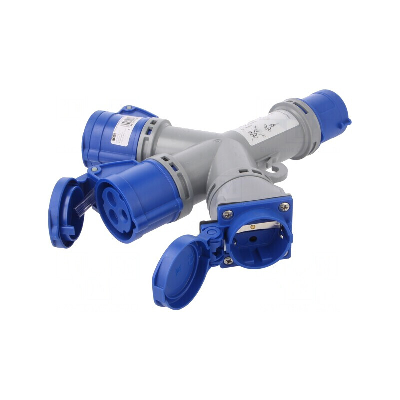 Conector Alimentare AC Splitter Tată/Mamă 16A 230V IP44 | Electronic-mag.ro | Componente Electronice Conector Alimentare AC Splitter Tată/Mamă 16A 230V IP44 | Electronic-mag.ro | Componente Electronice