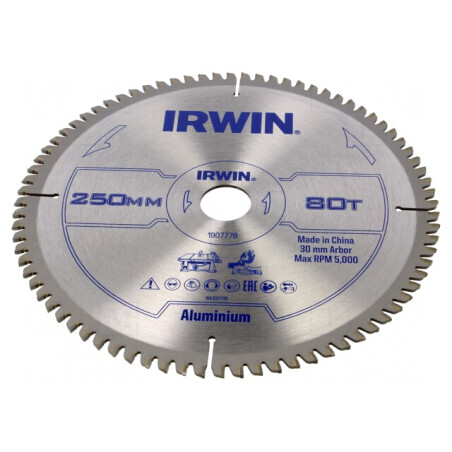 Disc ferăstrău circular 250mm 80 dinți aluminiu | Electronic-mag.ro | Componente Electronice