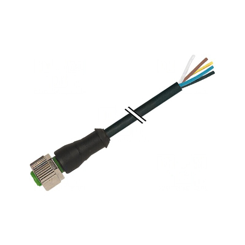 Cablu de conectare M12 drept 3m 30VAC 1,5A PUR | Electronic-mag.ro | Componente Electronice Cablu de conectare M12 drept 3m 30VAC 1,5A PUR | Electronic-mag.ro | Componente Electronice